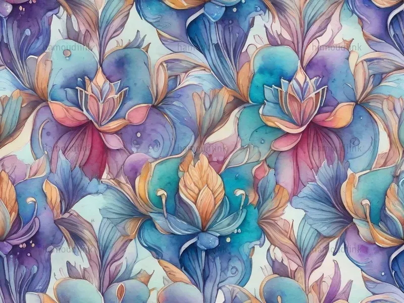 Watercolor Seamless Patterns
