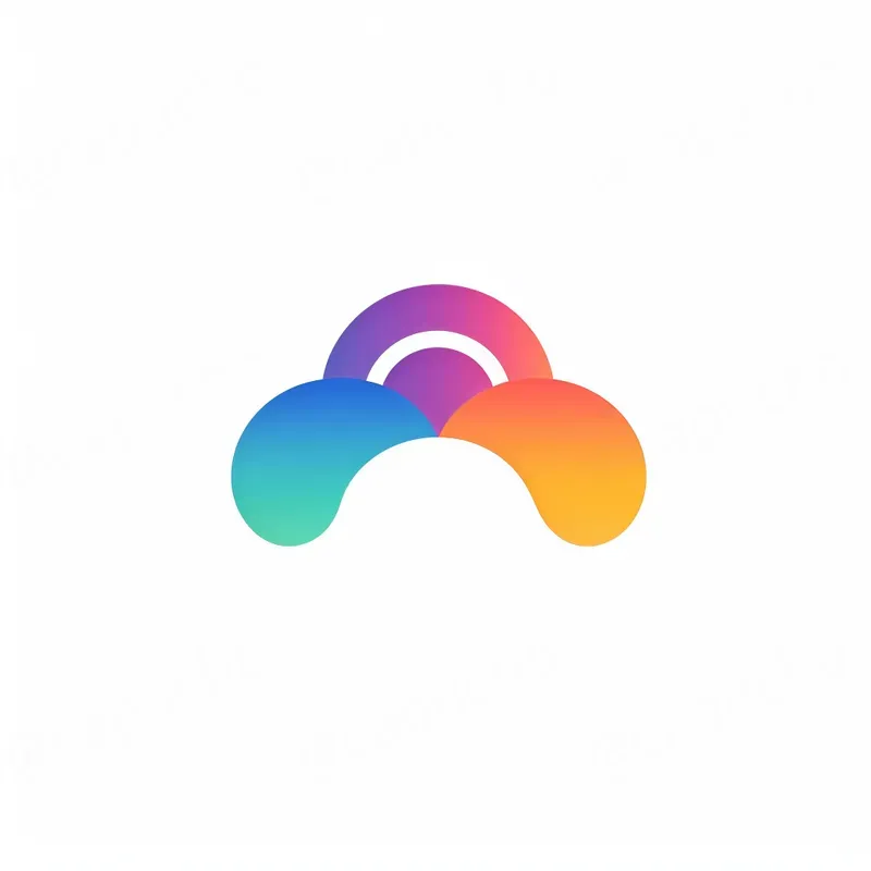 Simple Gradient Illustration Logos