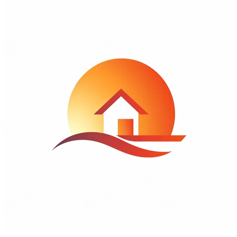 Simple Gradient Illustration Logos