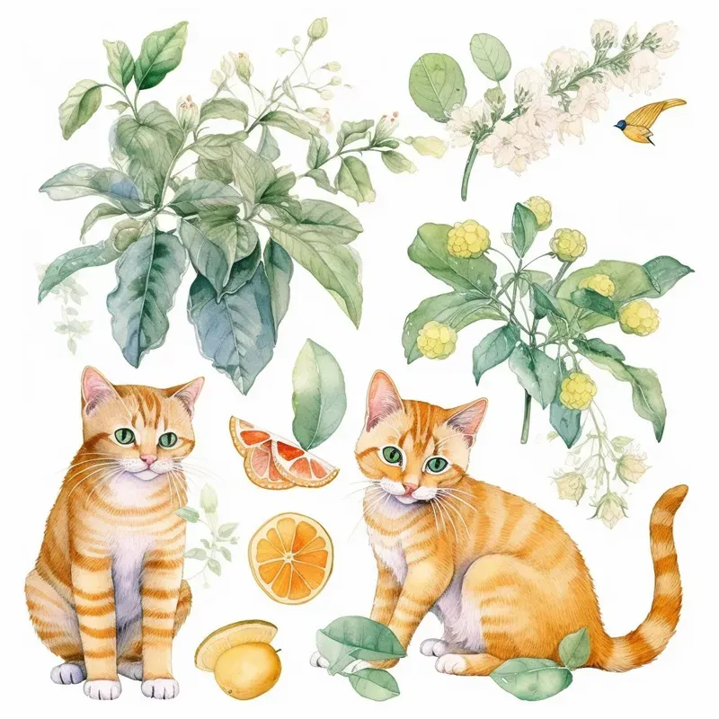 Various Watercolor Illustration Sets