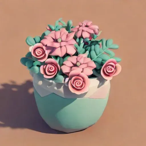 3d Flower Icons