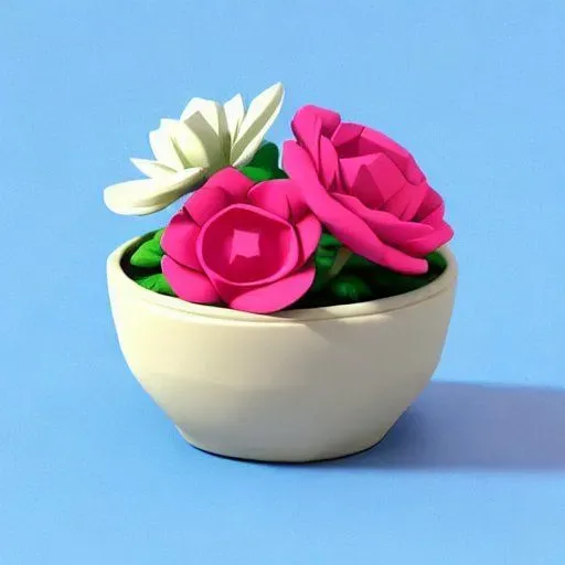 3d Flower Icons