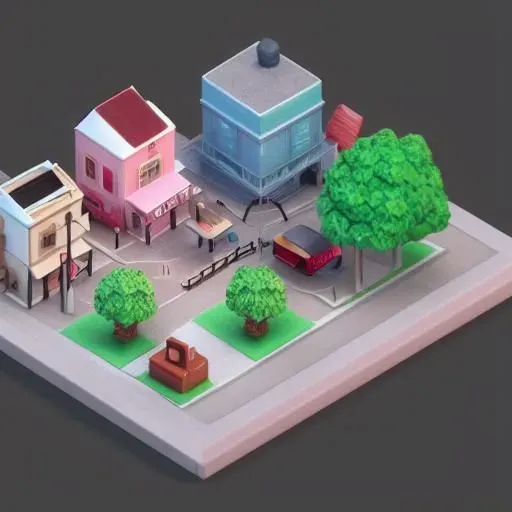 3D Tiny Towns