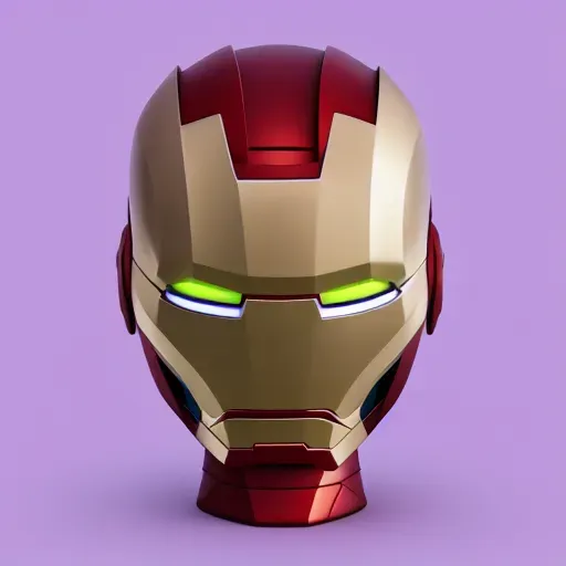 3D Masked Character Heads