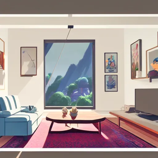 Cartoon Living Rooms