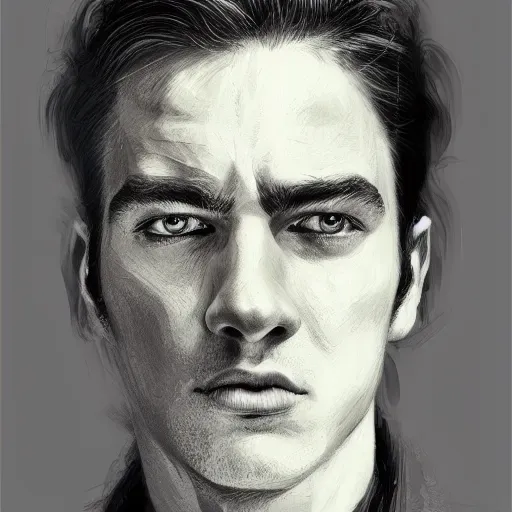 Male Face Sketches