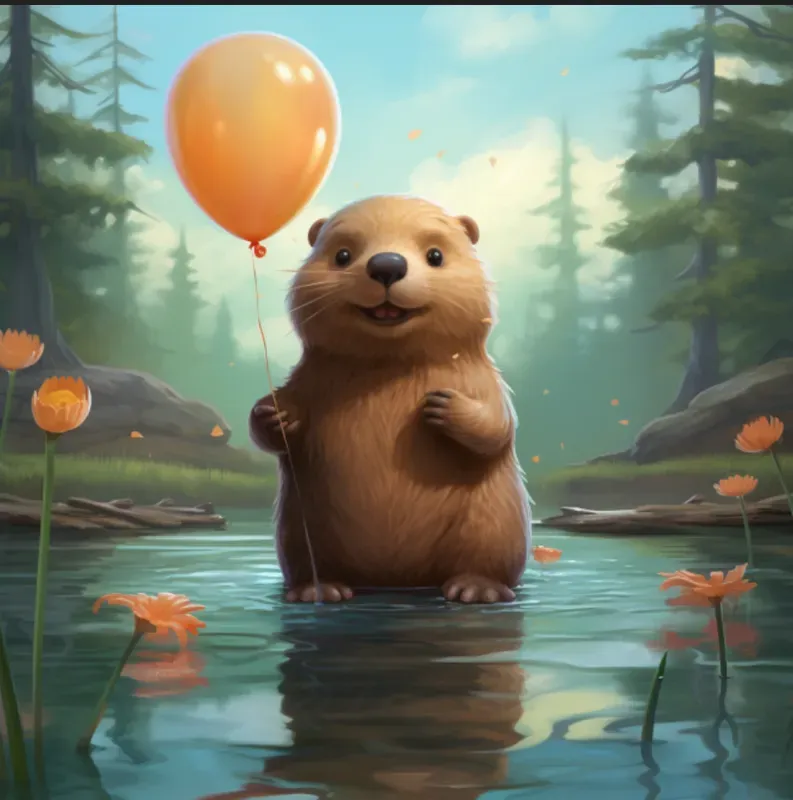 Cute Animals With Balloons