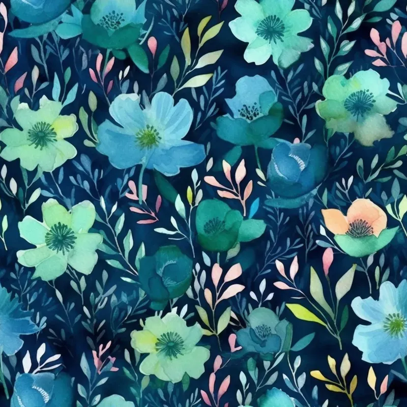 Beautiful Floral Patterns Vibrant Colors