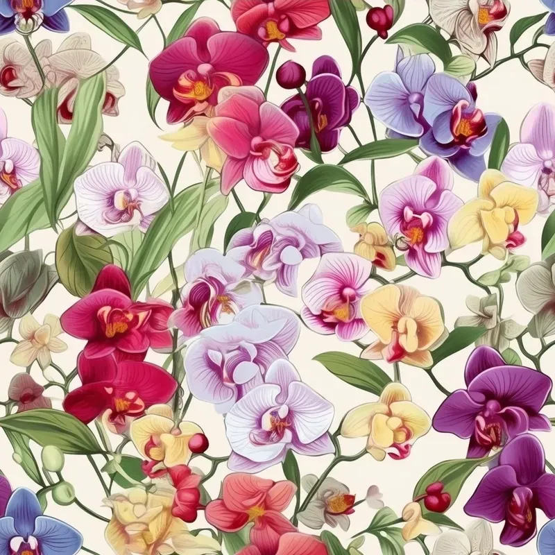 Floral Perfections In Seamless Patterns