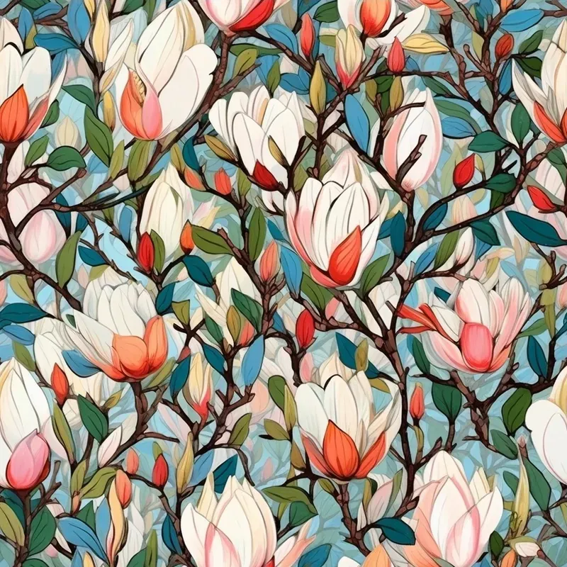 Floral Perfections In Seamless Patterns