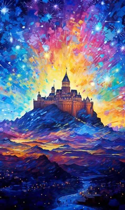 Vivid Psychedelic Paintings Of Any Scenes