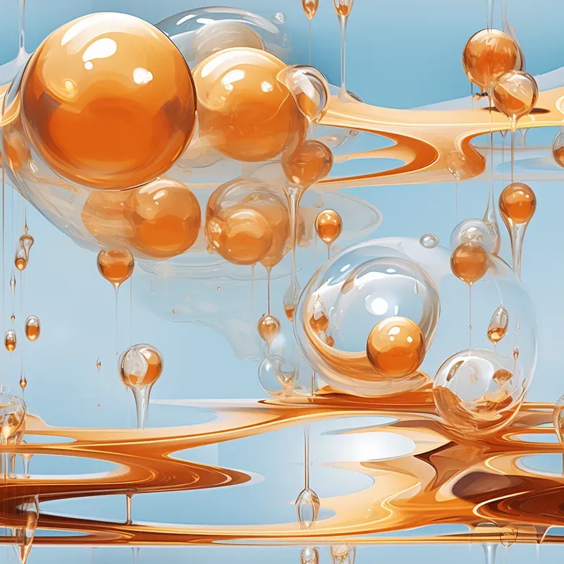 Surreal Dynamic Patterns From Any Liquids