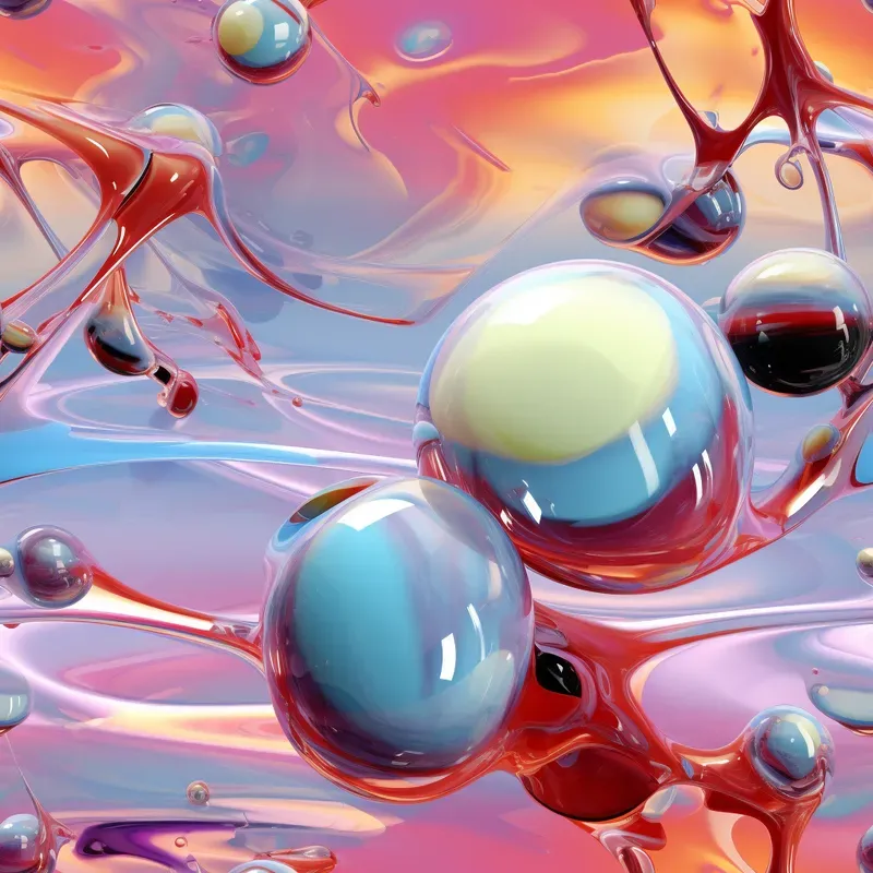 Surreal Dynamic Patterns From Any Liquids