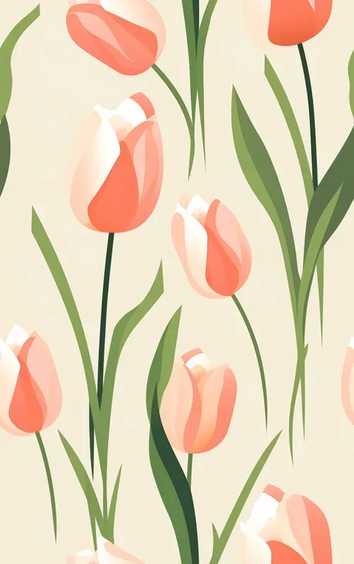 Seamless Elegant Floral Patterns Designs