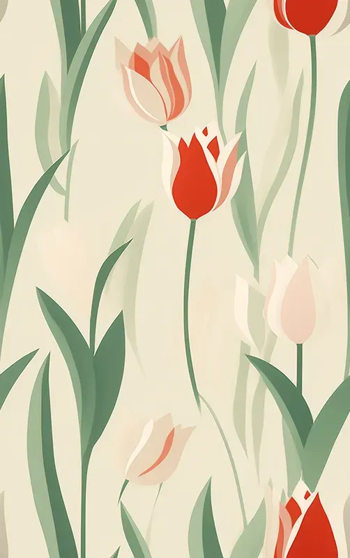 Seamless Elegant Floral Patterns Designs