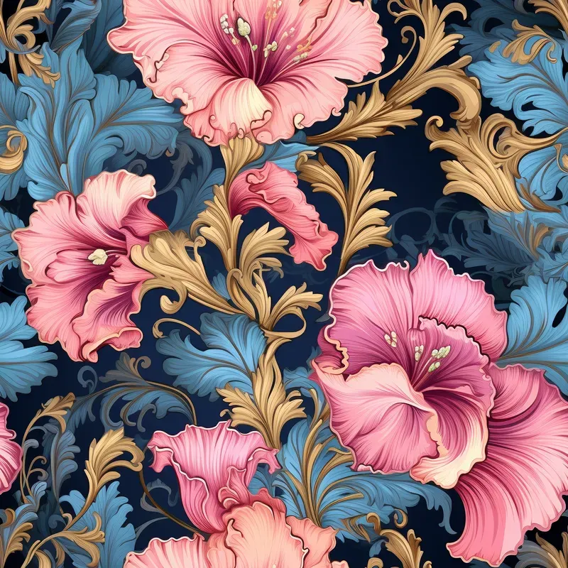 Classic Style Stunning Seamless Florals