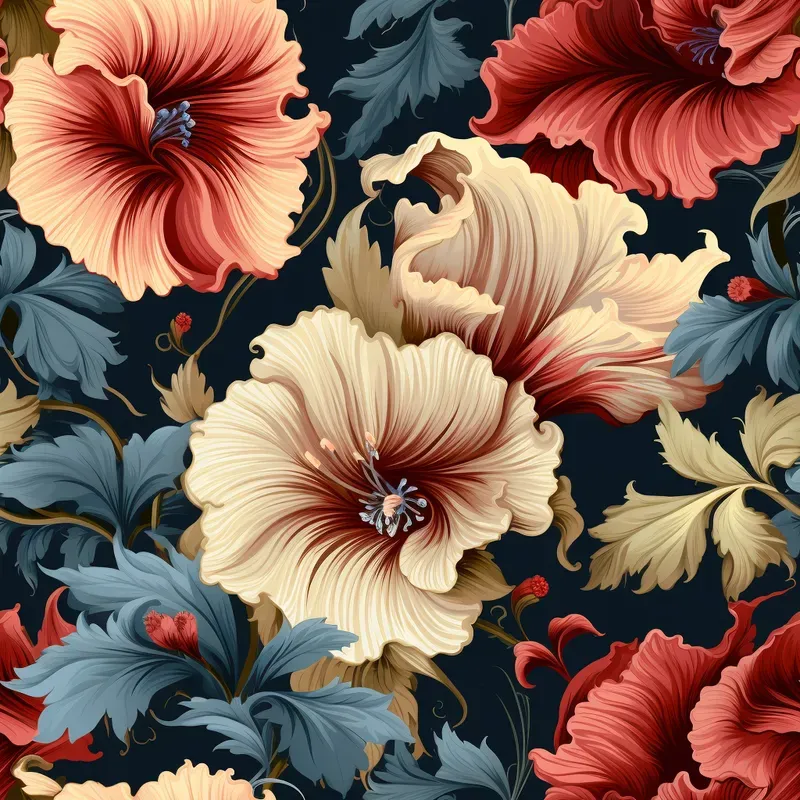 Classic Style Stunning Seamless Florals