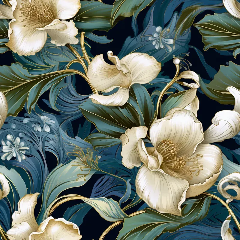 Classic Style Stunning Seamless Florals