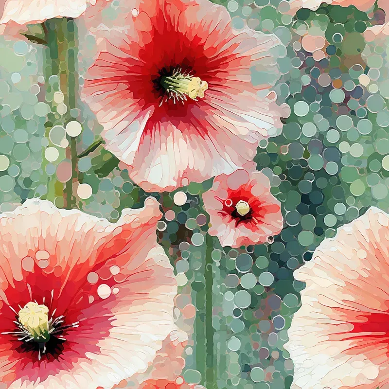Floral Art Defined By Recursion Patterns