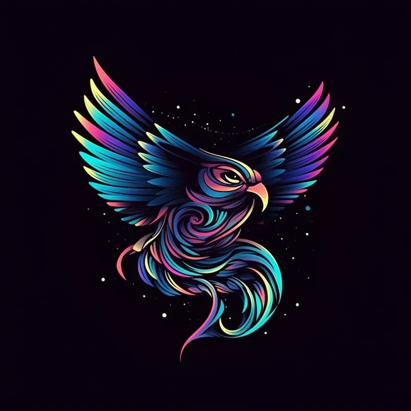 Psychedelic Style Logos