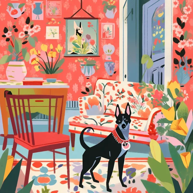 Colourful Patterned Illustrated Scenes