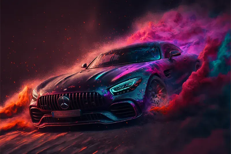 Vivid Colorful Car Wallpapers