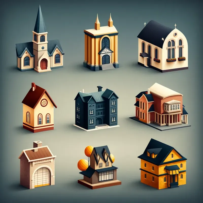 2D Illustration Icon Sets