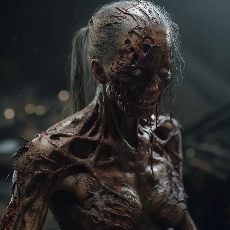 Realistic Zombie Horror Portraits