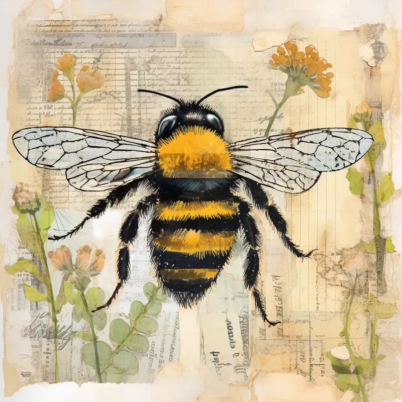 Scrapbooking Antique Papers Collage Art