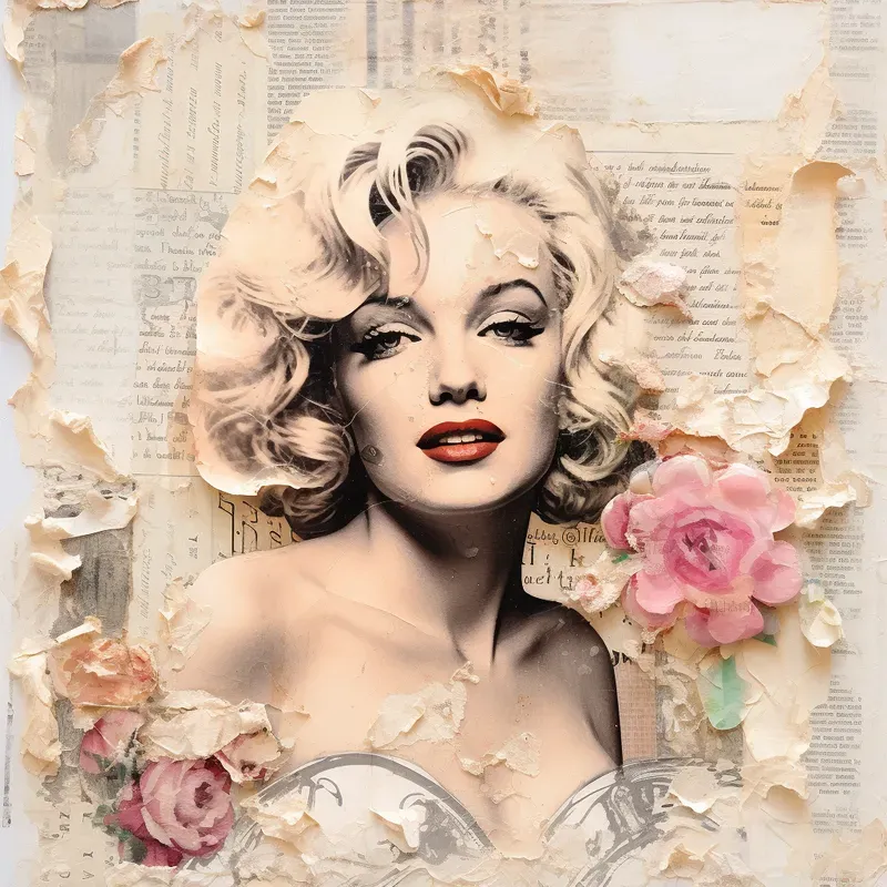 Scrapbooking Antique Papers Collage Art