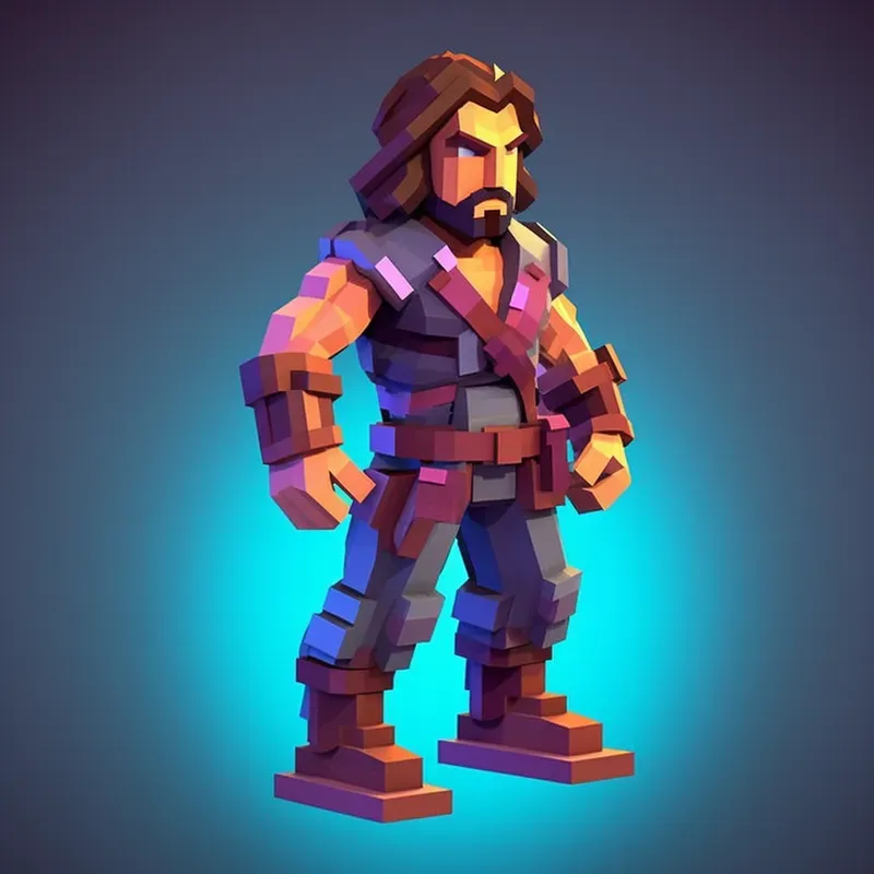 Voxcel Fantastic Game Characters