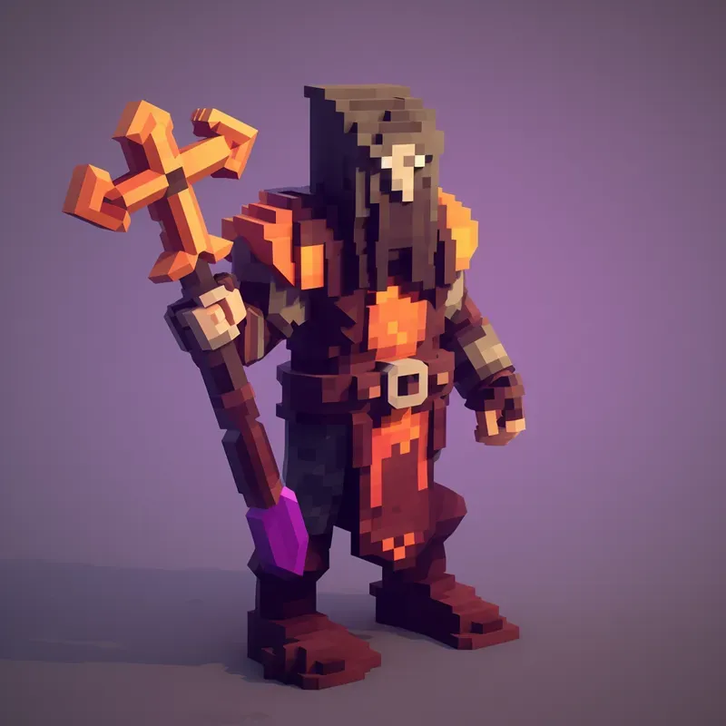 Voxcel Fantastic Game Characters