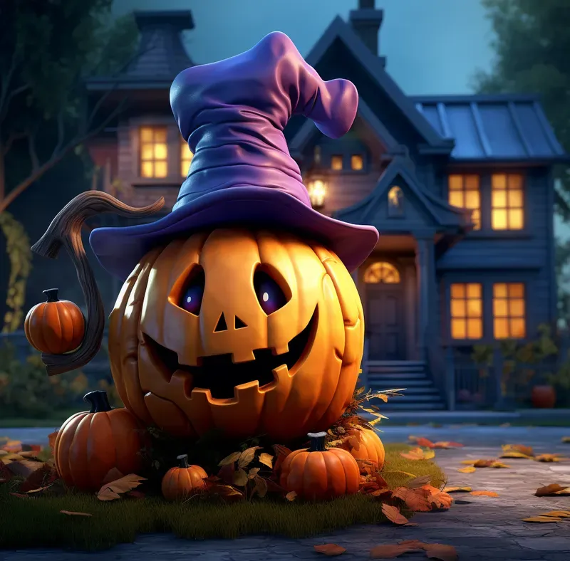 Halloween Witty Cartoon 3D Characters