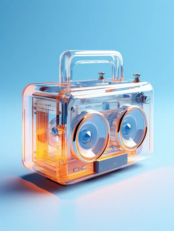 3D Material Glass Renders