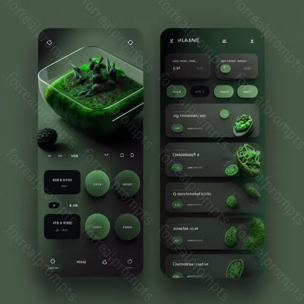 Futuristic App Ui Ux Design Mockups