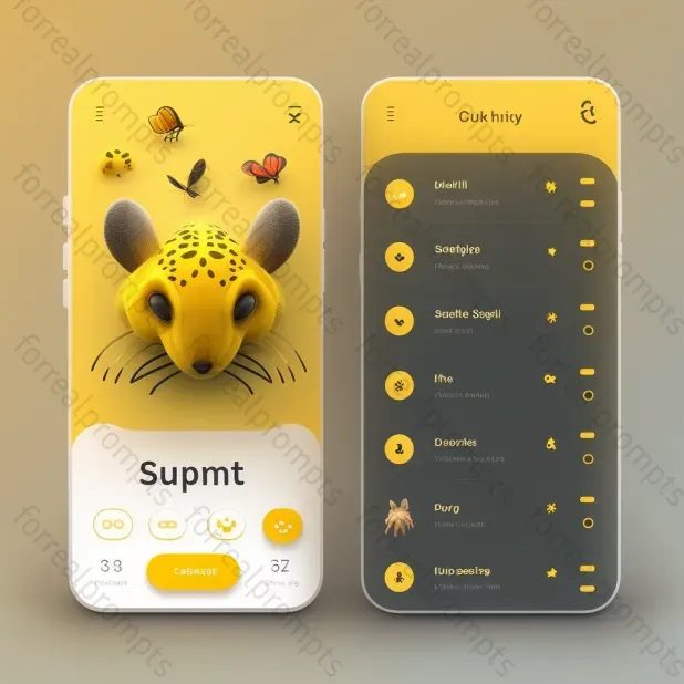 Futuristic App Ui Ux Design Mockups