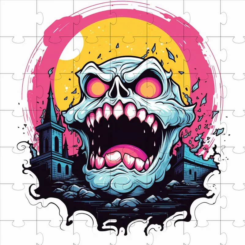 Scary Monster Vector Tshirt Illustrations