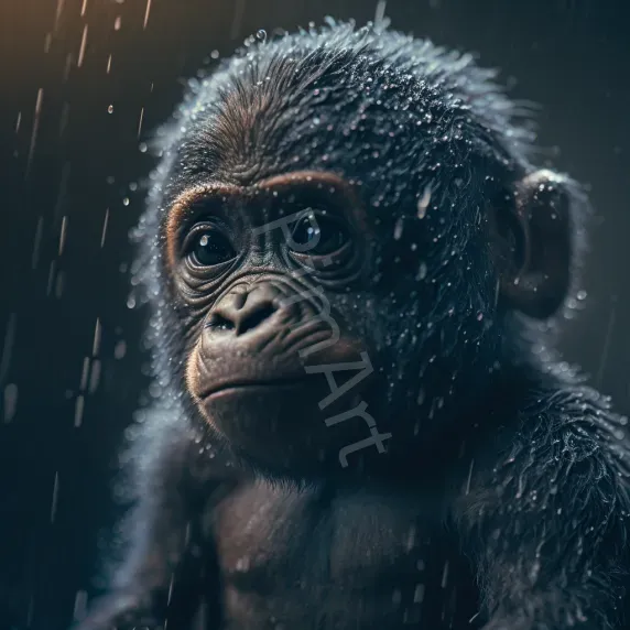 Animal Close Ups In The Rain