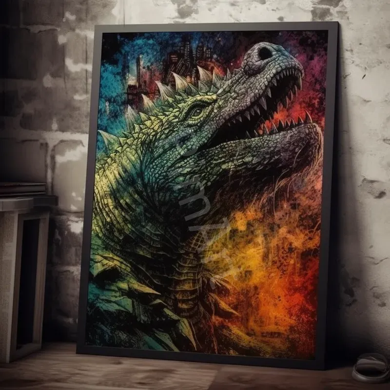 Colored Ink Paintings