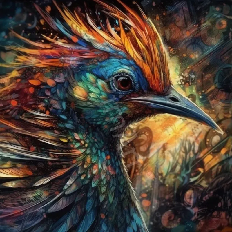 Colored Ink Paintings