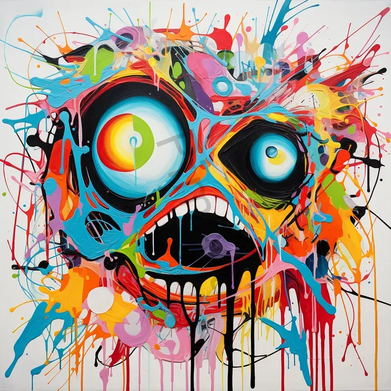 Wild Expressionistic Paintings