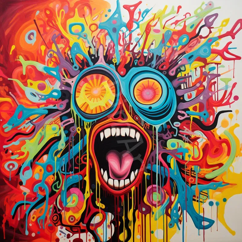 Wild Expressionistic Paintings
