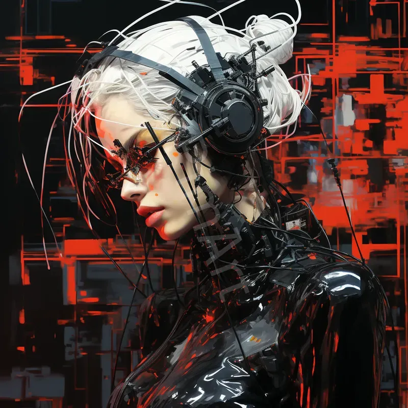 High Tech Futuristic Art