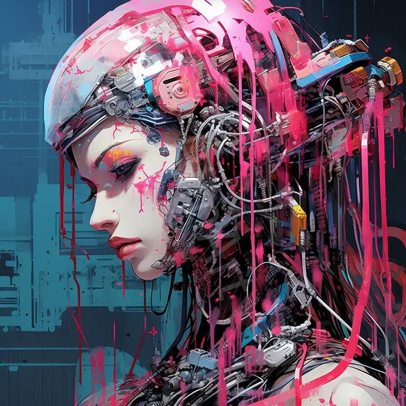 High Tech Futuristic Art