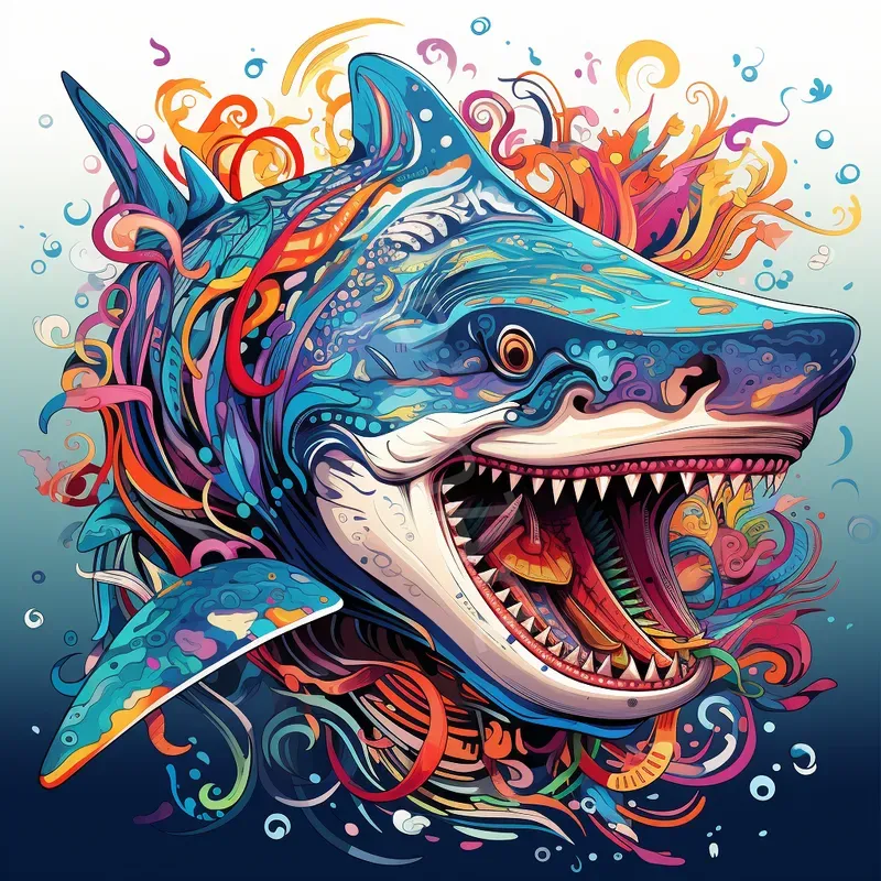 Colourful Decorated Portraits
