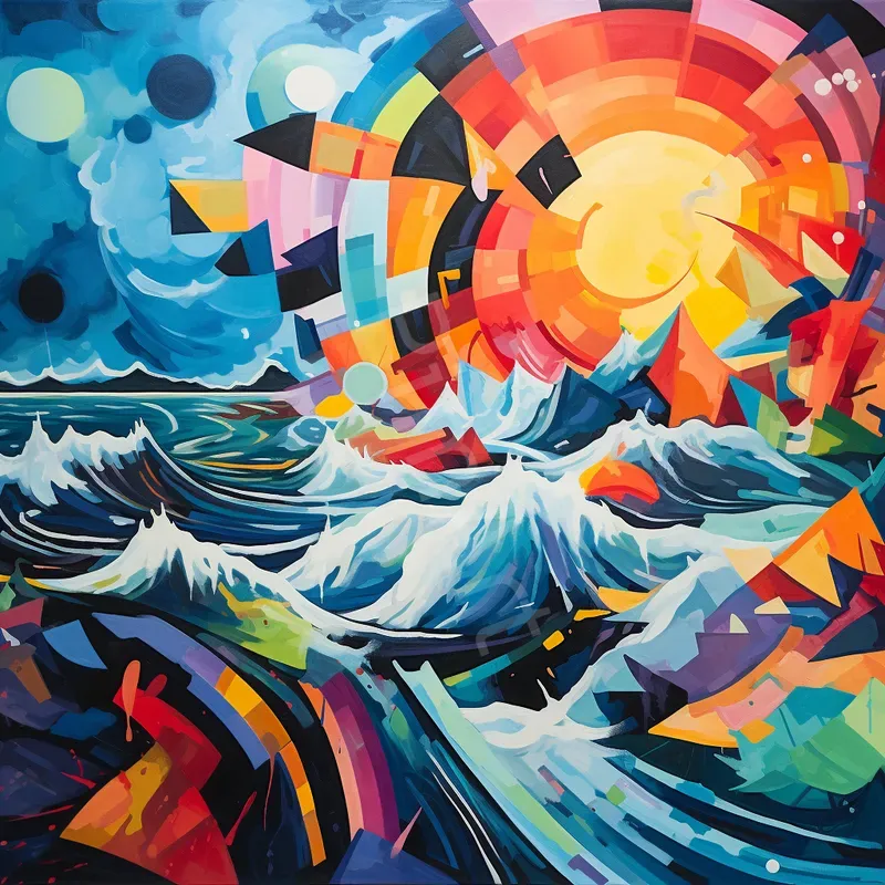 Abstract Acrylic Paintings