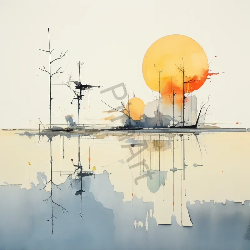 Abstract Watercolor Paintings