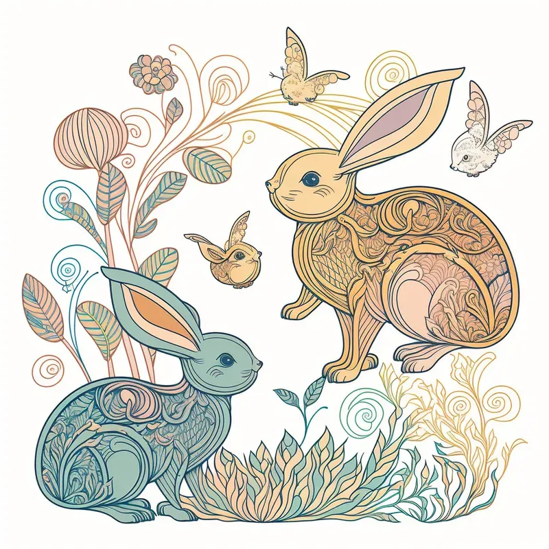 Whimsical Pattern Drawings