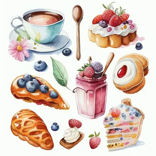 Food Watercolor Collections