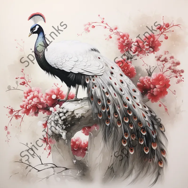 Detailed Dry Brush Birds